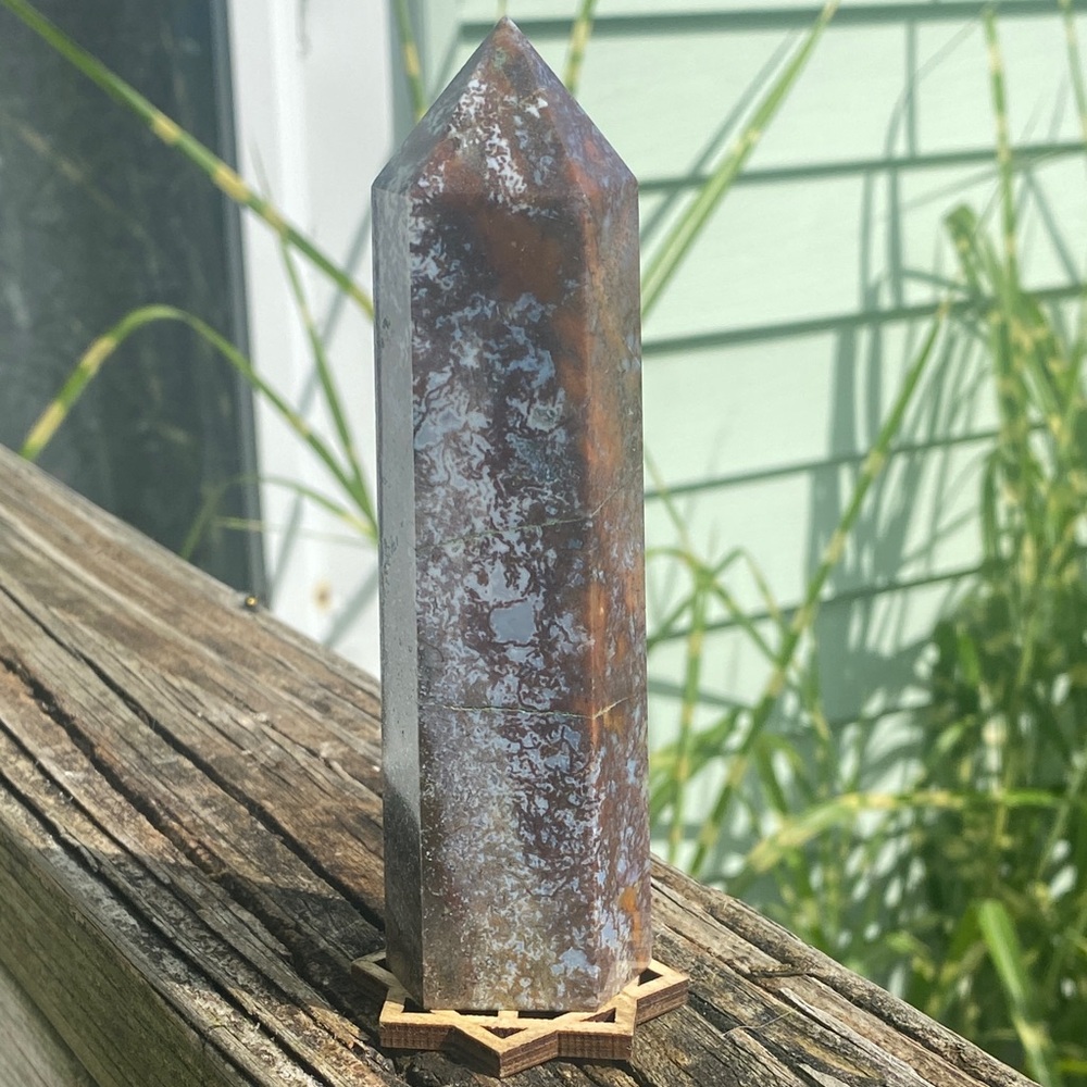 Starry Sky Agate Tower